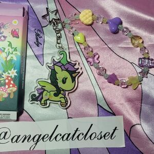 Handmade Tokidoki Unicorno Wristlet Keychain Bag Purse Charm 90s Y2K Style Gyaru